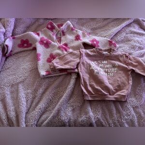 2 toddler sweaters bundle